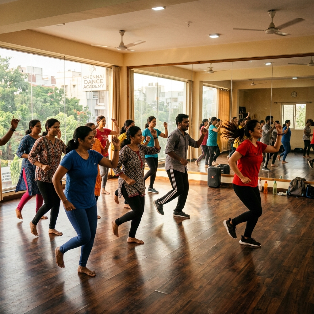 adult dance classes for fitness in Chennai
